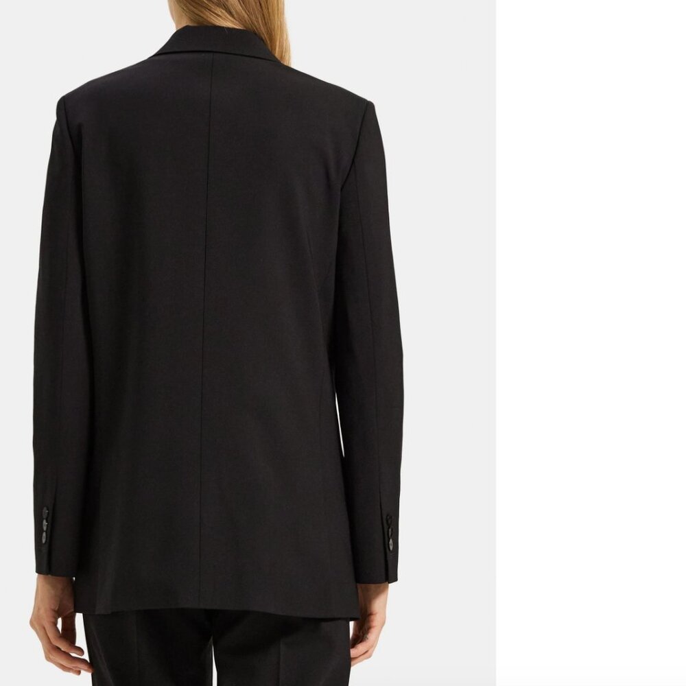 Theory IWG Double Breasted Jacket 2.0 Capitol Crepe